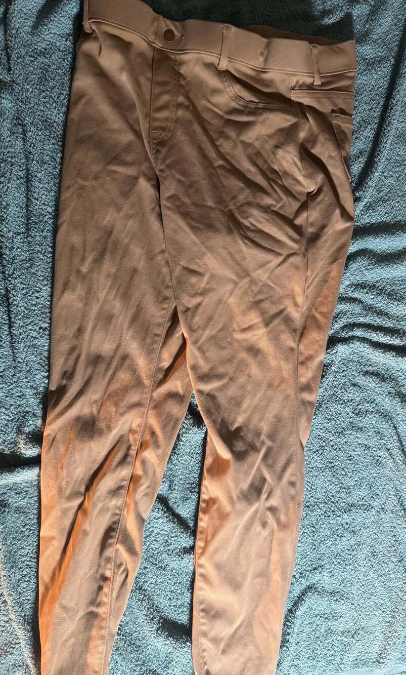 Time and‎ Tru Tan Stretch Twill Pants Size L (12-14)